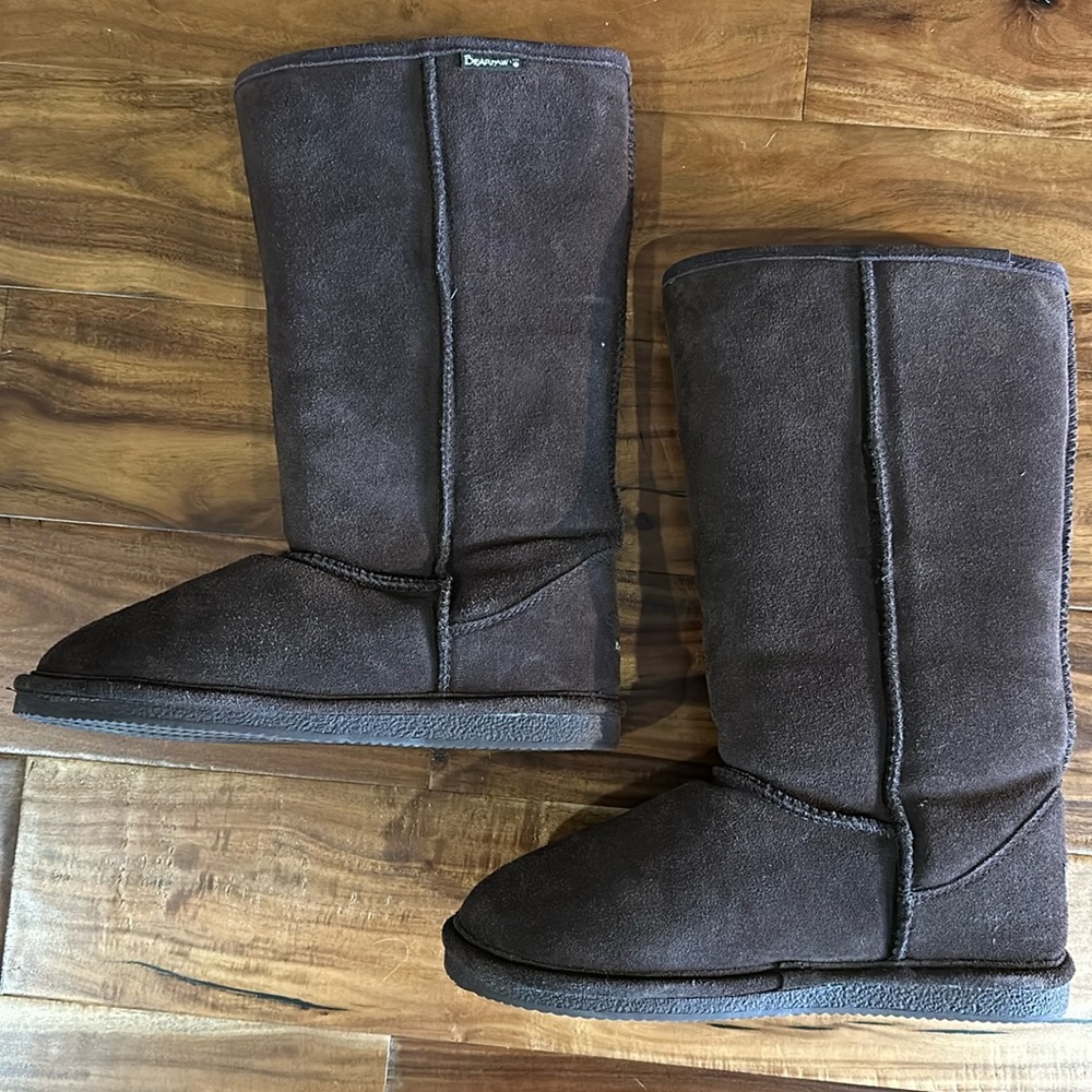 BearPaw tall boots brown sz 9